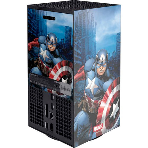 Marvel Captain America Portrait XBox Series X Digital Edition Console Skin